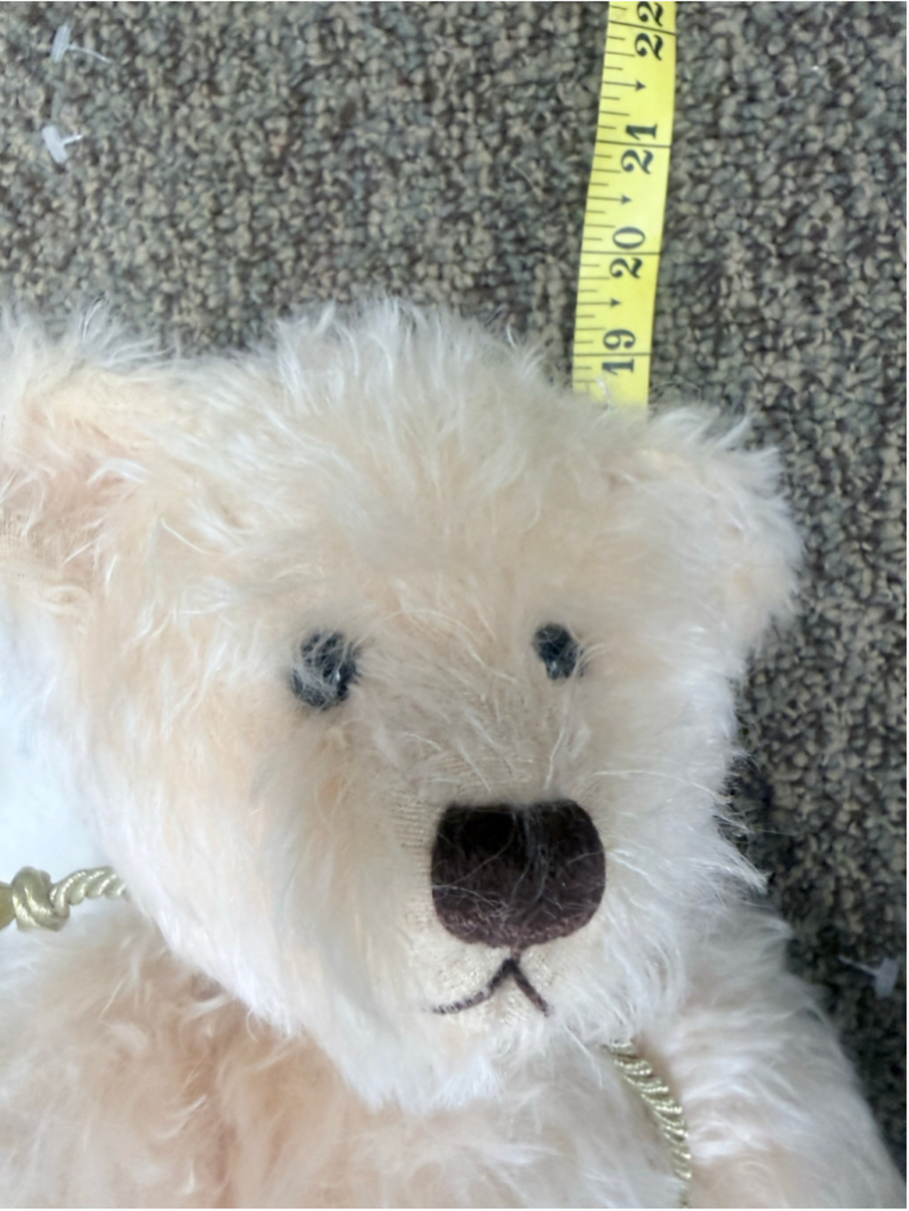 Large Angel Teddy Bear Mohair 18”+ Stuffed Animal - Picture 8 of 14